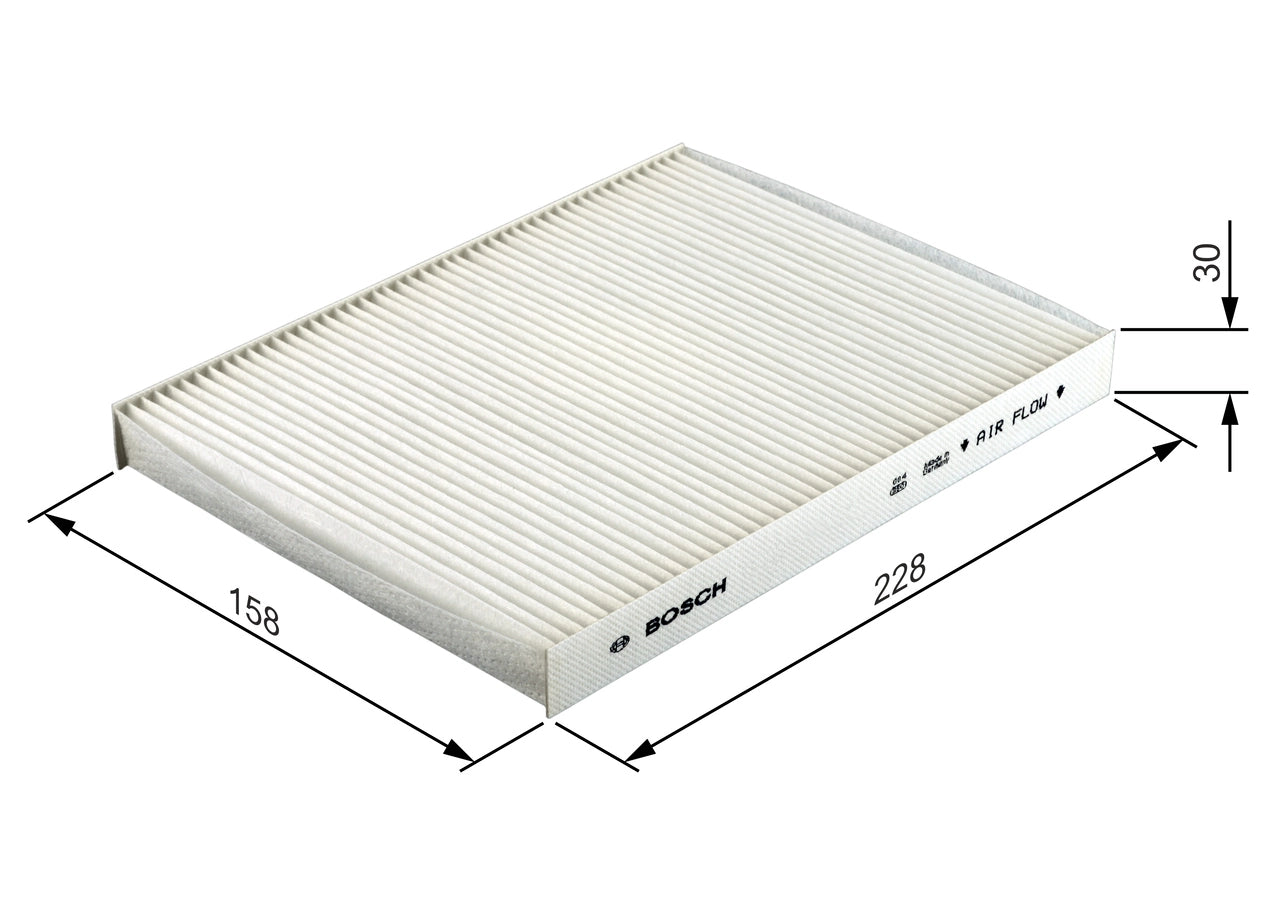 BOSCH 1 987 432 039 Filtru, aer habitaclu