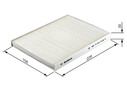 BOSCH 1 987 432 039 Filtru, aer habitaclu