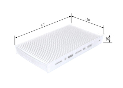 BOSCH 1 987 435 012 Filtru, aer habitaclu
