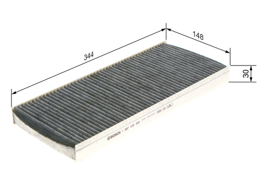 BOSCH 1 987 432 306 Filtru, aer habitaclu