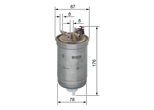 BOSCH 0 450 906 267 Filtru combustibil
