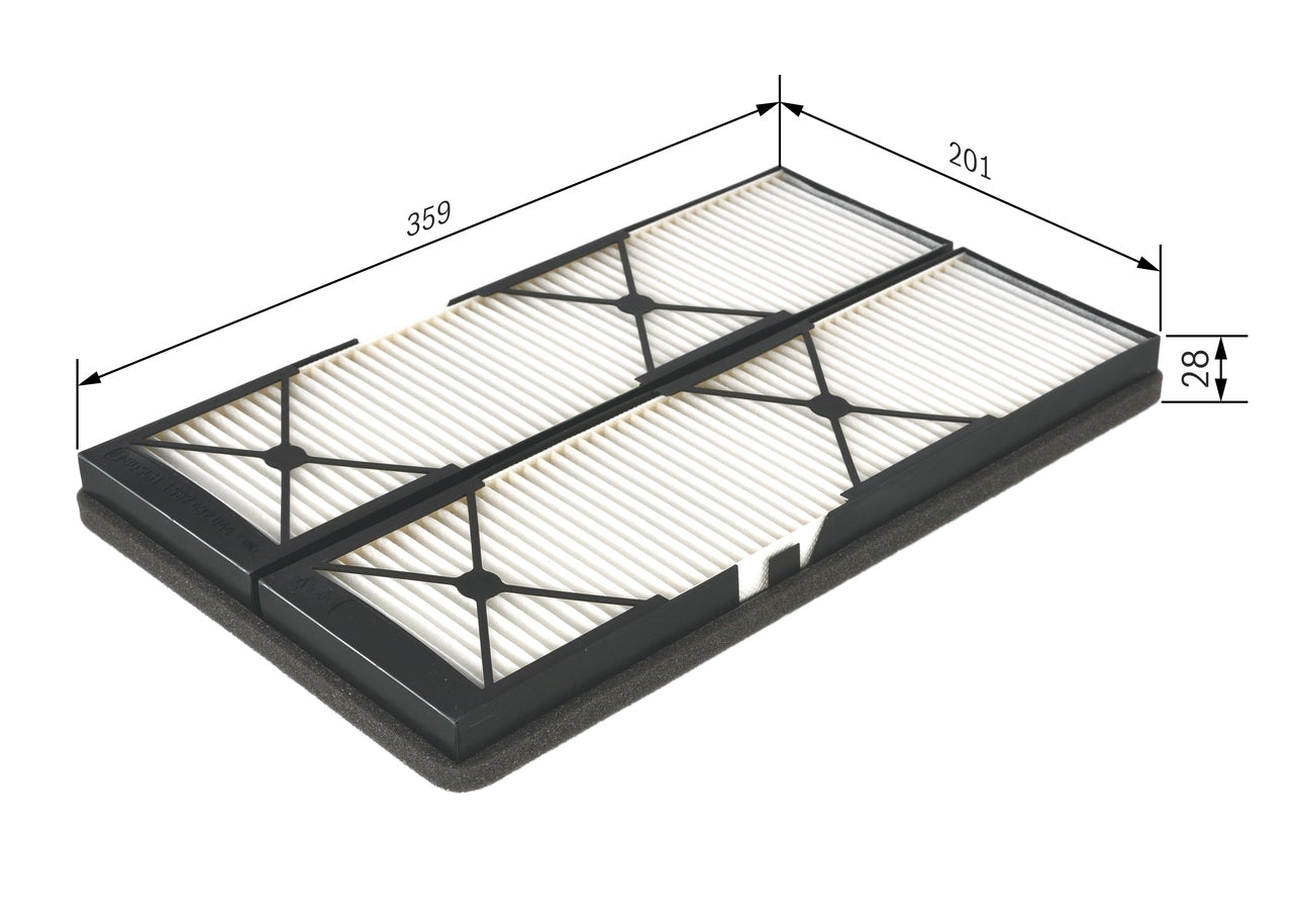 BOSCH 1 987 432 044 Filtru, aer habitaclu