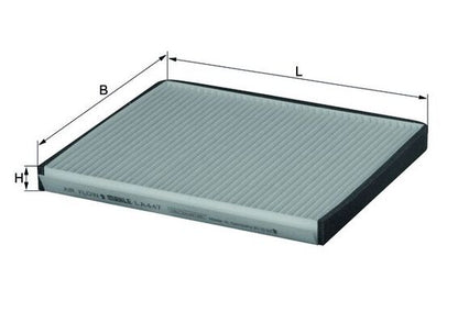 MAHLE LA 447 Filtru, aer habitaclu