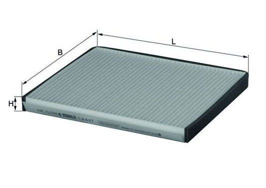 MAHLE LA 447 Filtru, aer habitaclu