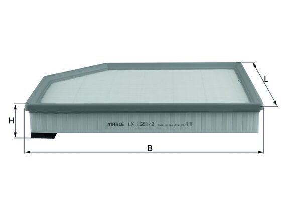 MAHLE LX 1591/2 Filtru aer