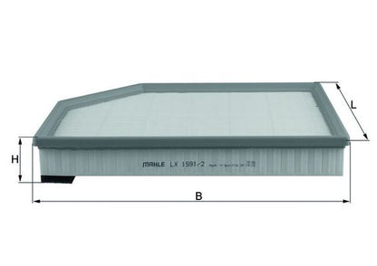 MAHLE LX 1591/2 Filtru aer