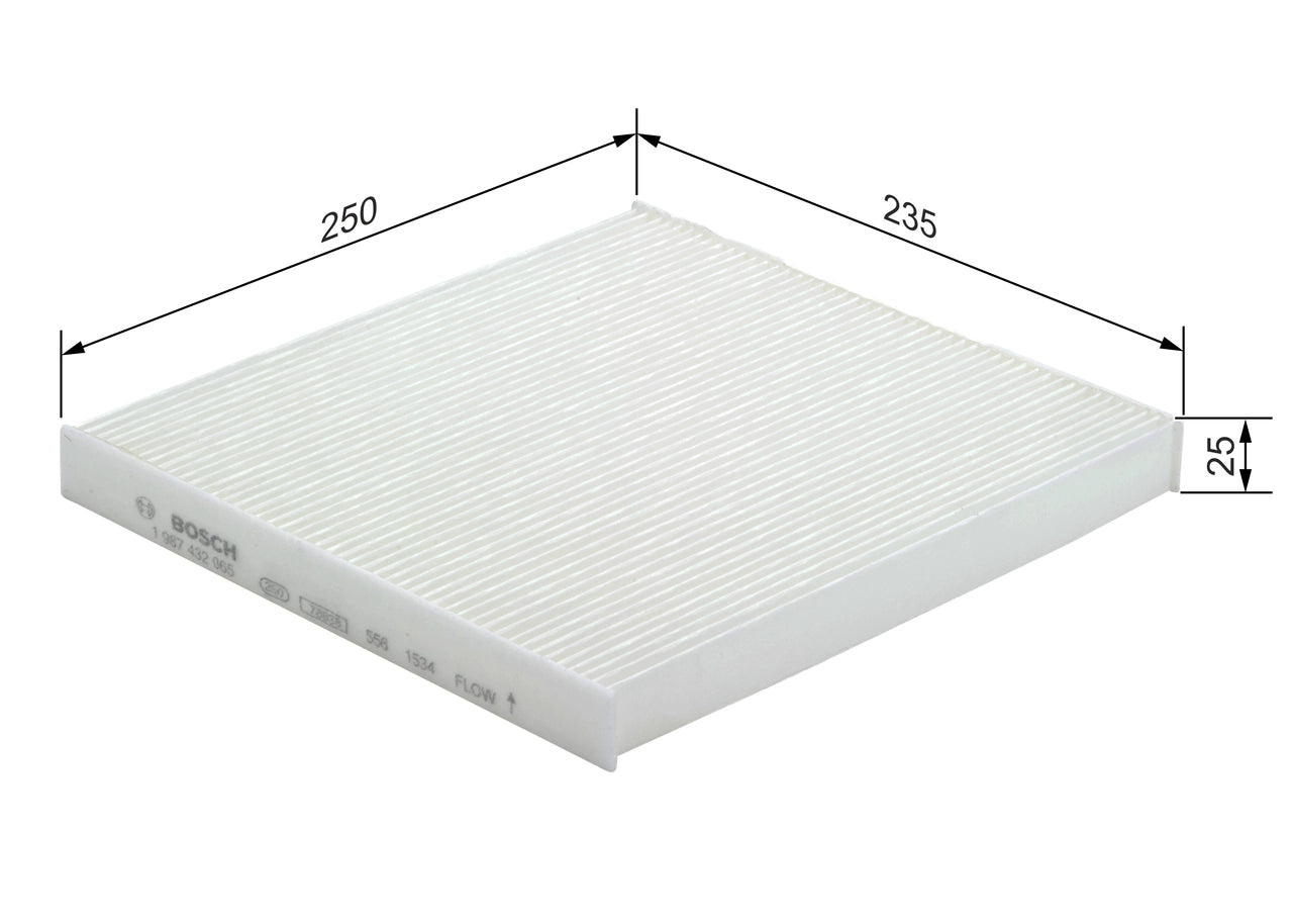 BOSCH 1 987 432 065 Filtru, aer habitaclu