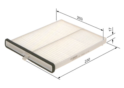 BOSCH 1 987 435 019 Filtru, aer habitaclu