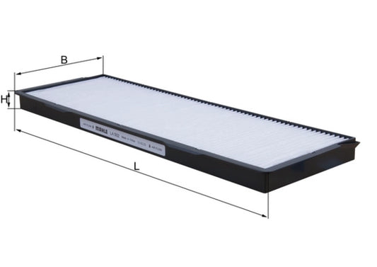 MAHLE LA 502 Filtru, aer habitaclu