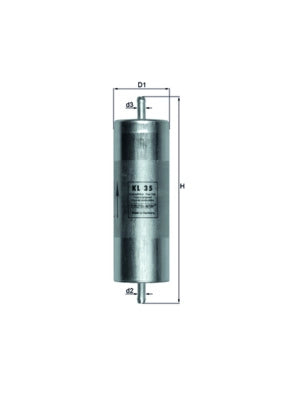 MAHLE KL 35 Filtru combustibil