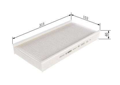 BOSCH 1 987 432 112 Filtru, aer habitaclu