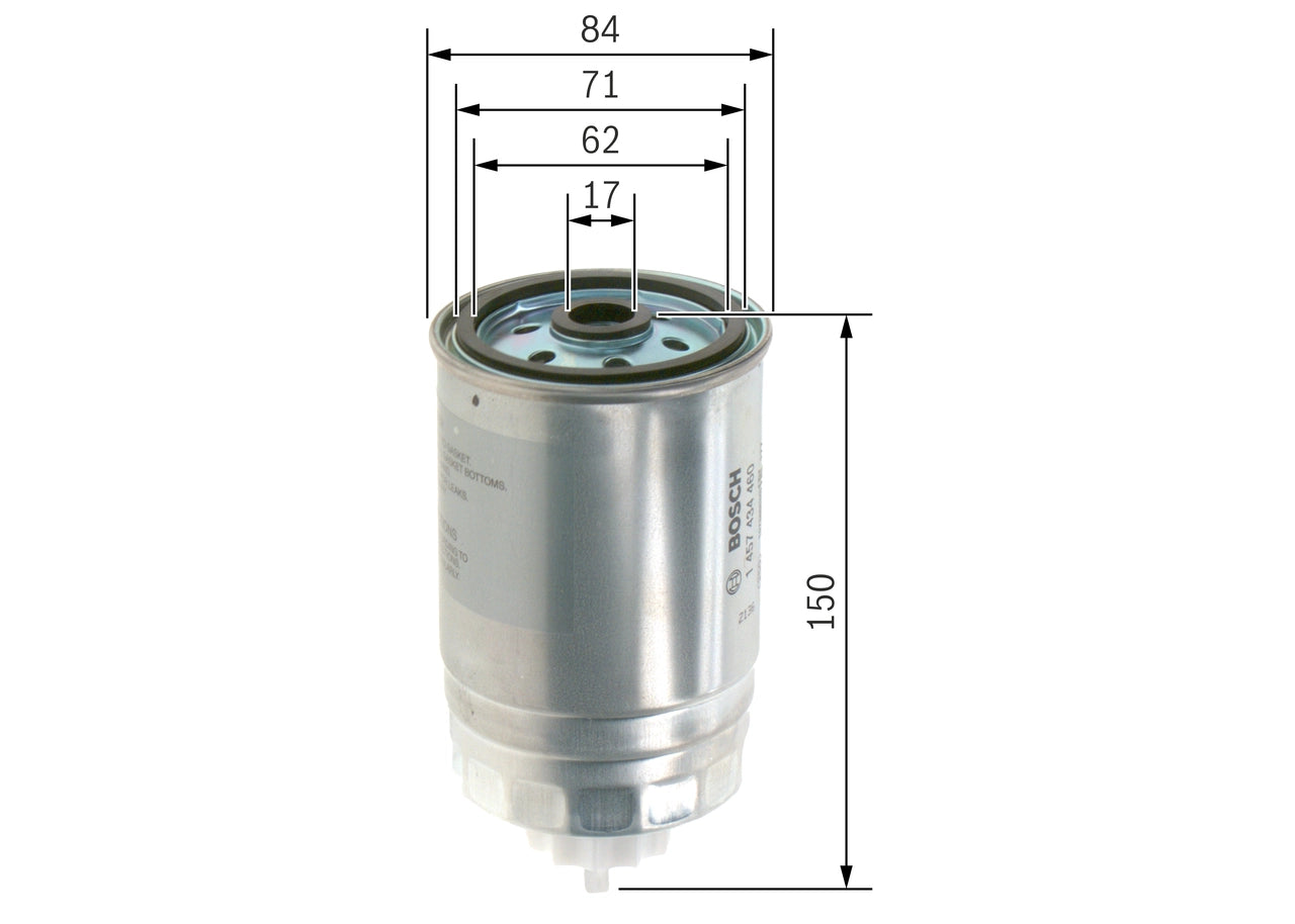 BOSCH 1 457 434 460 Filtru combustibil
