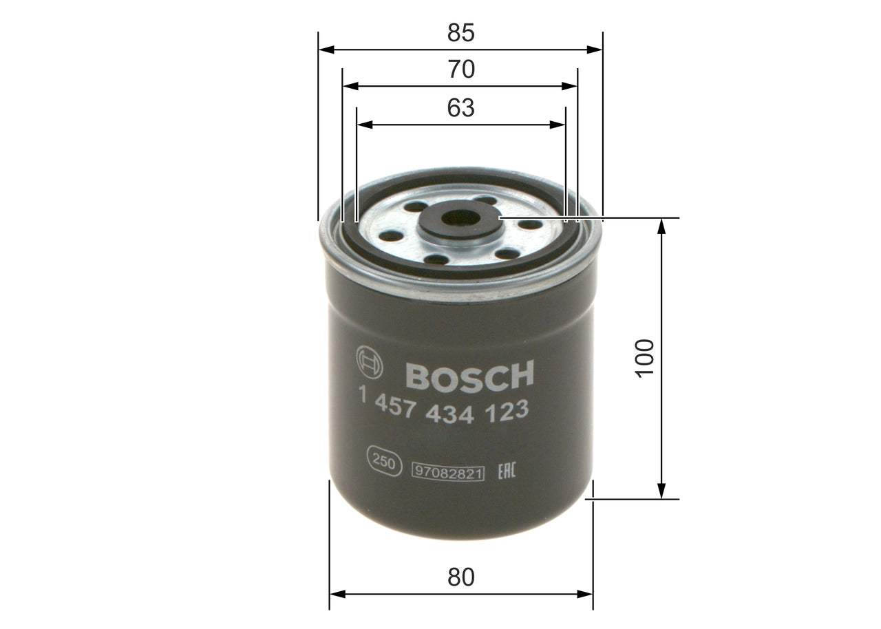 BOSCH 1 457 434 123 Filtru combustibil