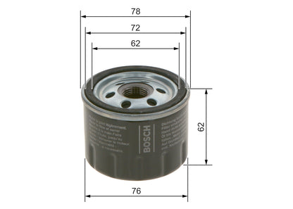 BOSCH F 026 407 279 Filtru ulei