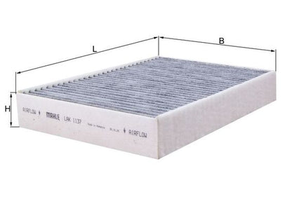 MAHLE LAK 1137 Filtru, aer habitaclu