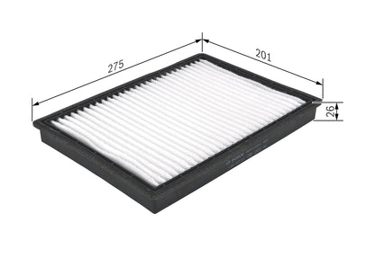 BOSCH 1 987 432 222 Filtru, aer habitaclu
