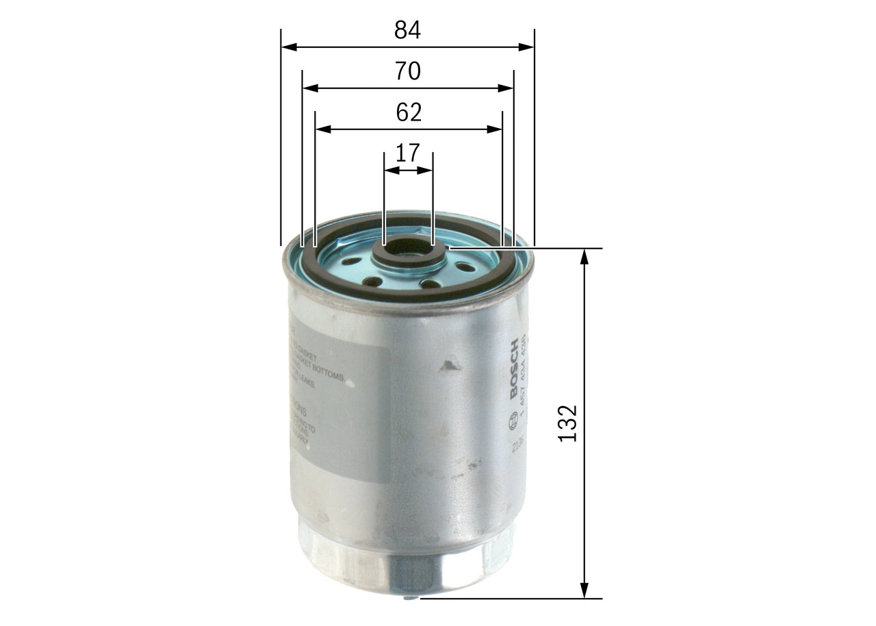 BOSCH 1 457 434 436 Filtru combustibil
