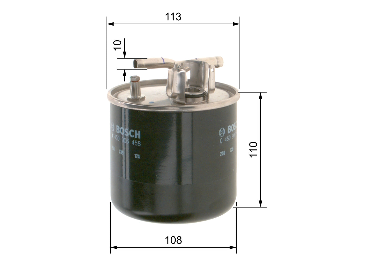 BOSCH 0 450 906 458 Filtru combustibil