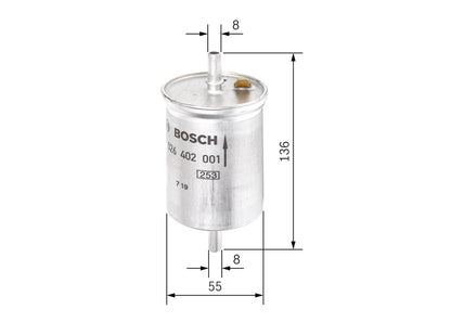 BOSCH F 026 402 001 Filtru combustibil