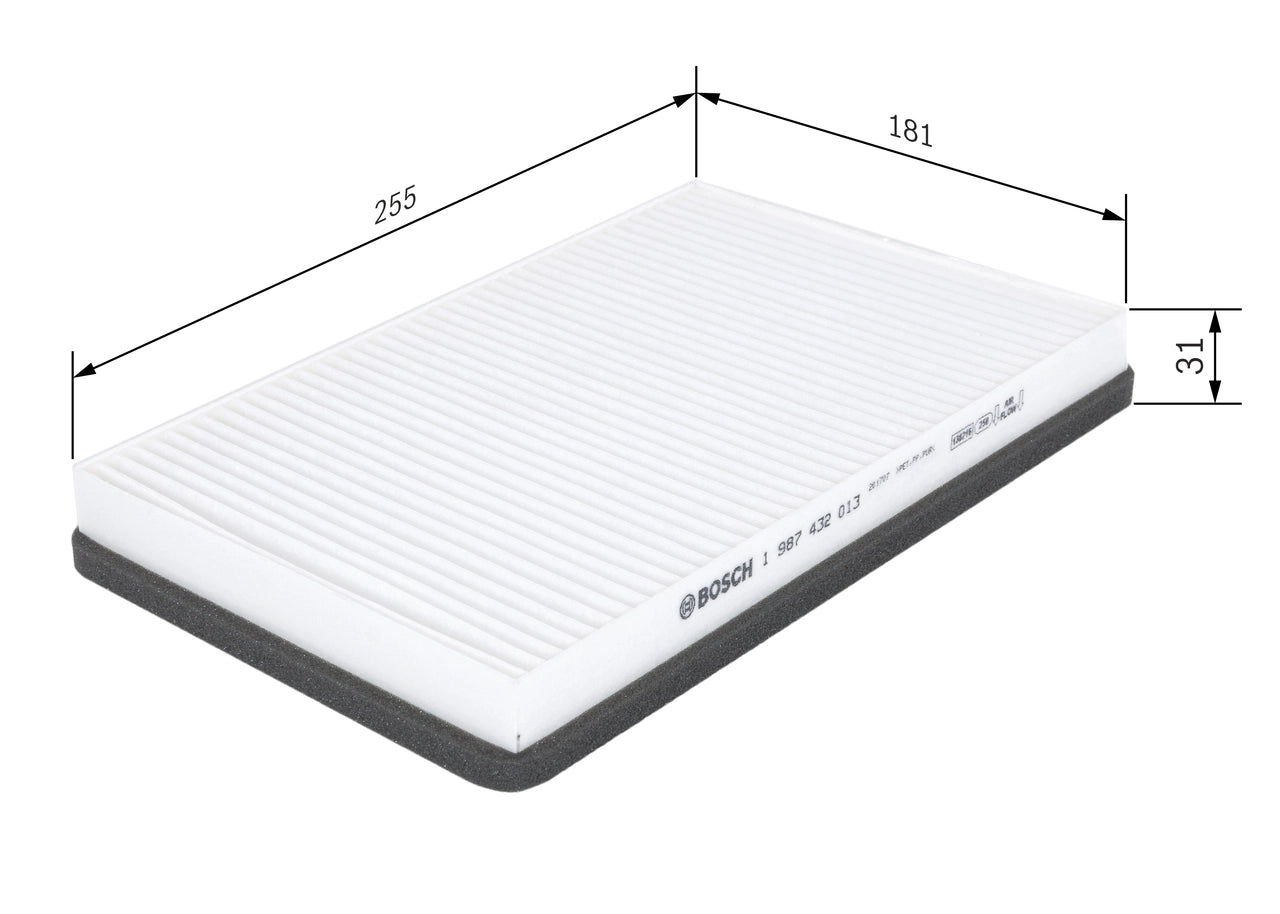 BOSCH 1 987 432 013 Filtru, aer habitaclu