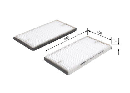 BOSCH 1 987 432 156 Filtru, aer habitaclu