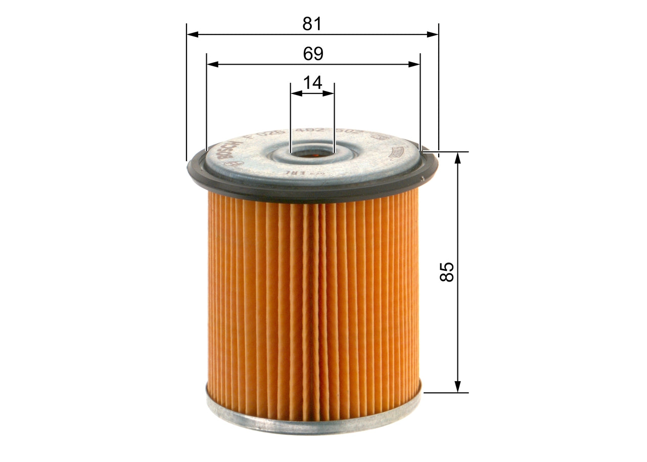 BOSCH F 026 402 502 Filtru combustibil