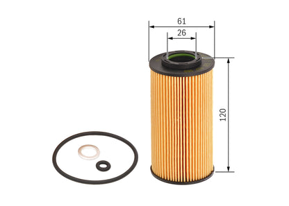BOSCH F 026 407 062 Filtru ulei