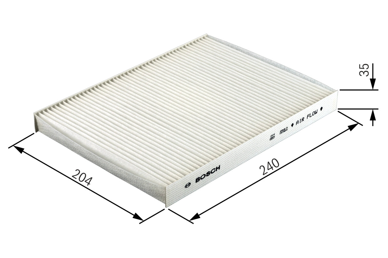 BOSCH 1 987 432 004 Filtru, aer habitaclu
