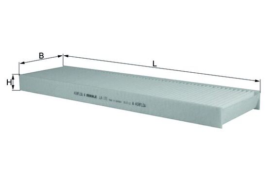 MAHLE LA 171 Filtru, aer habitaclu
