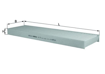MAHLE LA 171 Filtru, aer habitaclu