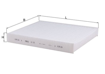 MAHLE LA 120 Filtru, aer habitaclu