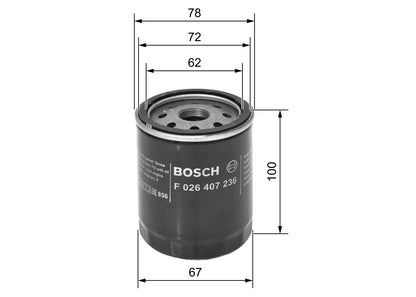 BOSCH F 026 407 236 Filtru ulei