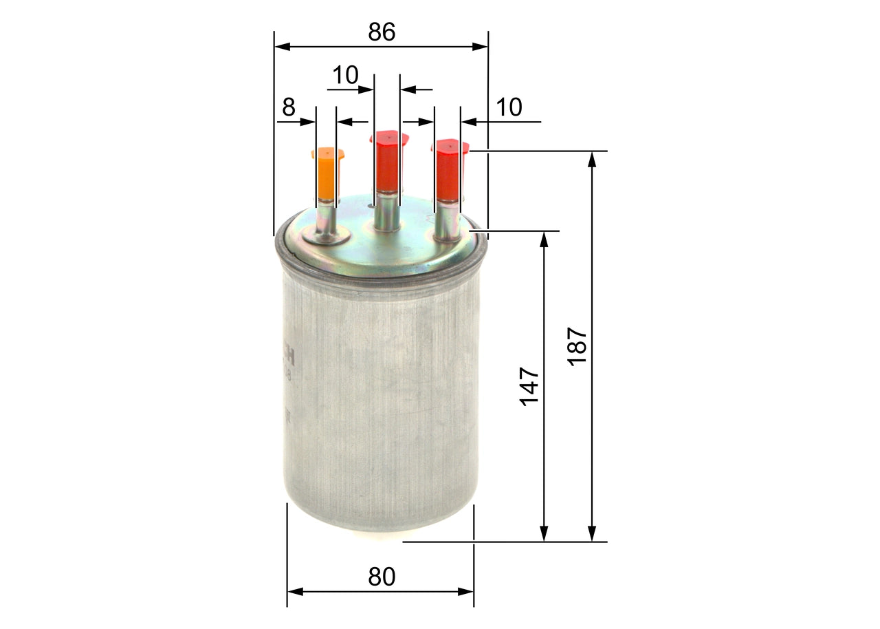 BOSCH 0 450 906 508 Filtru combustibil