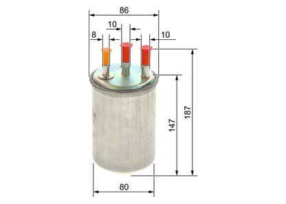 BOSCH 0 450 906 508 Filtru combustibil