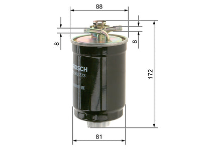 BOSCH 0 450 906 373 Filtru combustibil