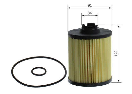 BOSCH F 026 407 323 Filtru ulei