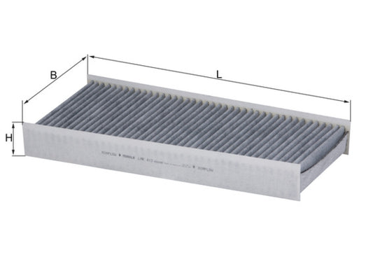 MAHLE LAK 412 Filtru, aer habitaclu