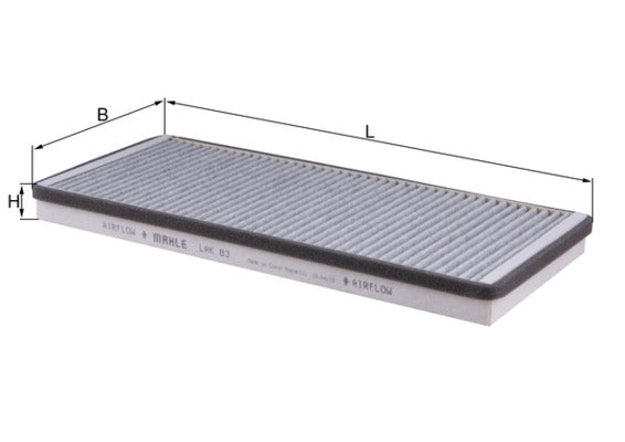 MAHLE LAK 83 Filtru, aer habitaclu