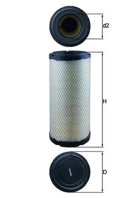 MAHLE LX 1241 Filtru aer