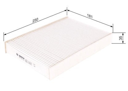 BOSCH 1 987 435 057 Filtru, aer habitaclu