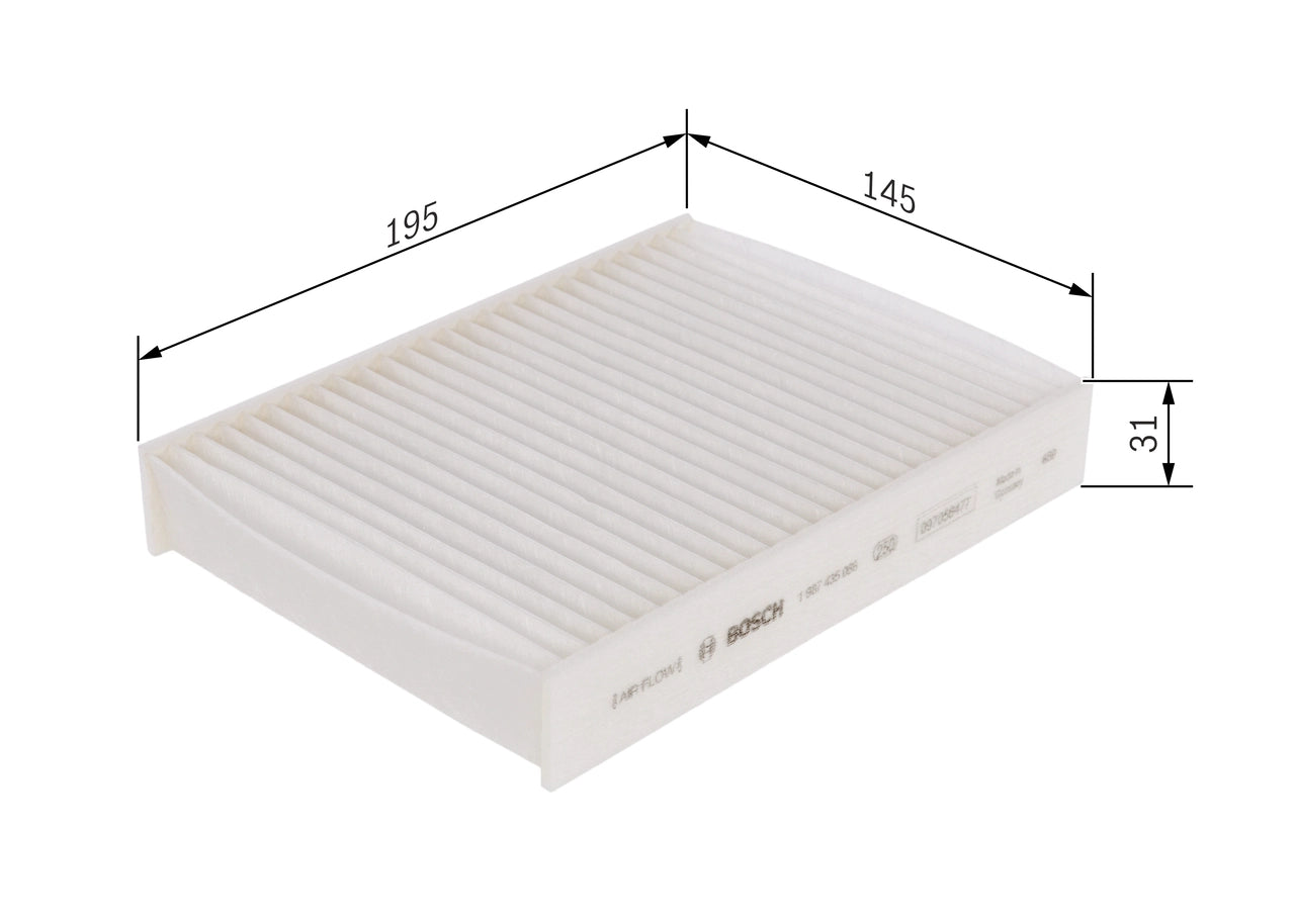 BOSCH 1 987 435 066 Filtru, aer habitaclu