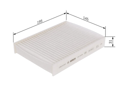 BOSCH 1 987 435 066 Filtru, aer habitaclu