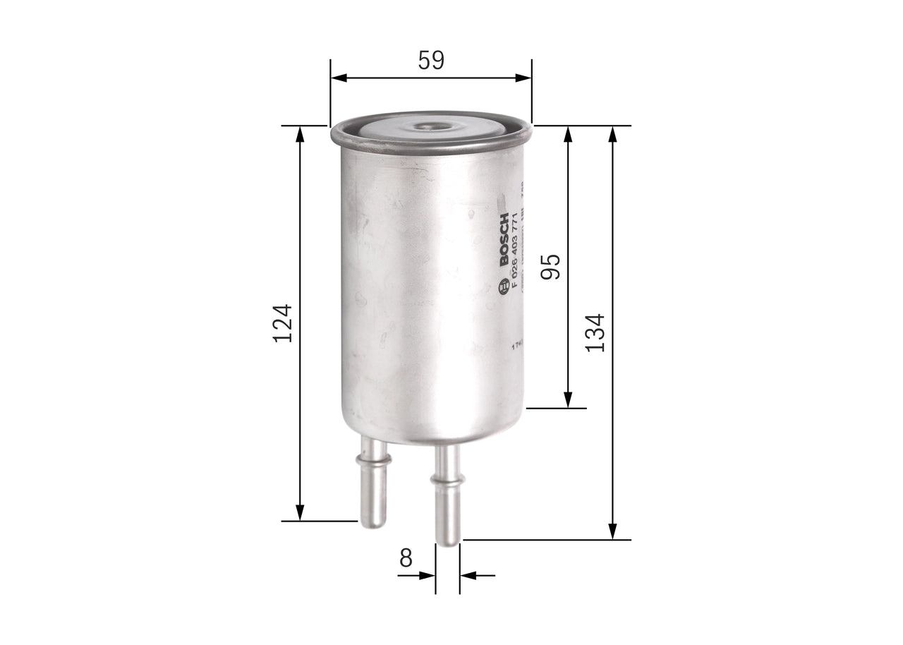 BOSCH F 026 403 771 Filtru combustibil