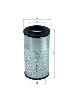 MAHLE LX 2066 Filtru aer