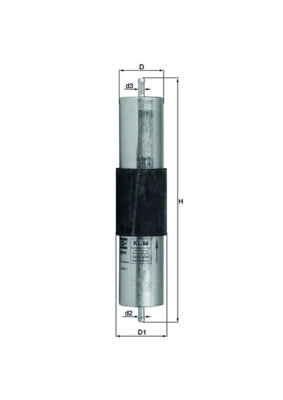 MAHLE KL 66 Filtru combustibil