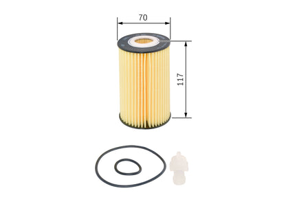 BOSCH F 026 407 107 Filtru ulei