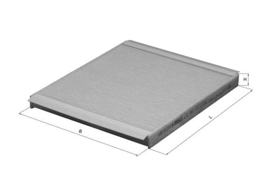 MAHLE LA 361 Filtru, aer habitaclu