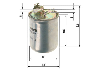 BOSCH 0 450 906 334 Filtru combustibil