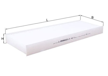 MAHLE LA 42/1 Filtru, aer habitaclu
