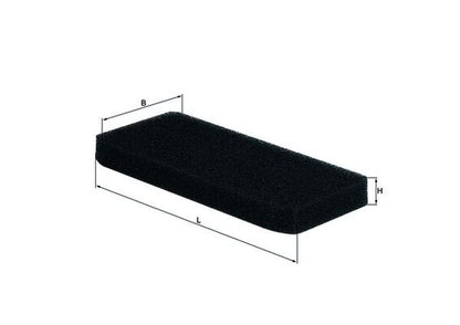 MAHLE LAP 1 Filtru, aer habitaclu